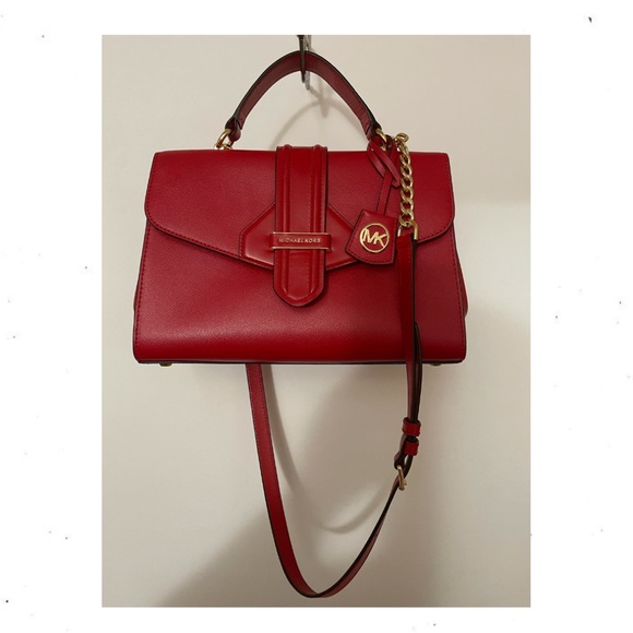 Michael Kors Bleecker Leather Satchel - Picture 2 of 7